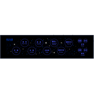 酒店客控系统星空触摸面板